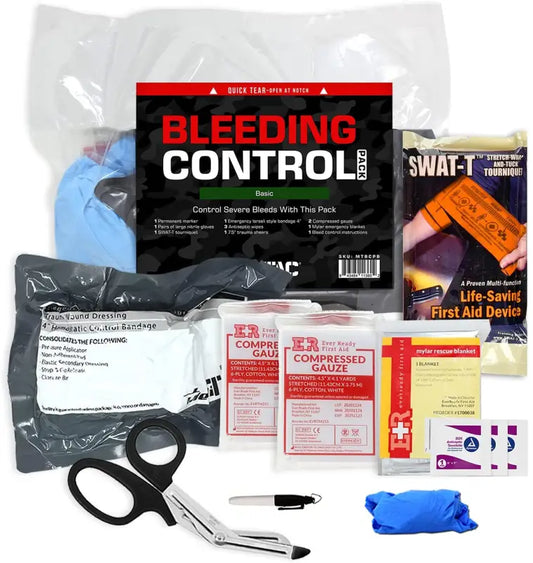 SWAT-T Basic Bleeding Control Kit for first responders, firefighters, and police