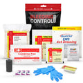 Bleeding control first aid kit for first responders and firefighters, Bleeding Control Zip Pack