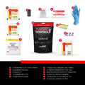 Bleeding control kit for first responders and firefighters in the Bleeding Control Zip Pack