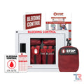 Bleeding control cabinet with first aid supplies and SAM XT and C-A-T tourniquets