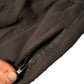 Dark Cotton Joggers- Equipped with zipper detail held by a hand for stylish comfort