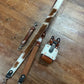 Genuine Hair On Radio Strap Set with Cowhide and Leather Accessories for Stylish Radio Straps