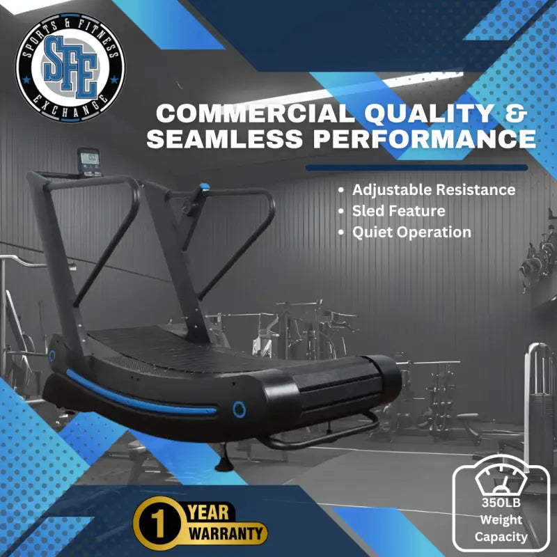 SFE Air Runner Pro Curved Treadmill for First Responders and Firefighter Training