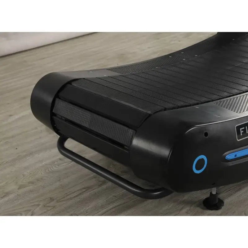 Curved treadmill with black slats from SFE Air Runner Pro for first responders and firefighters