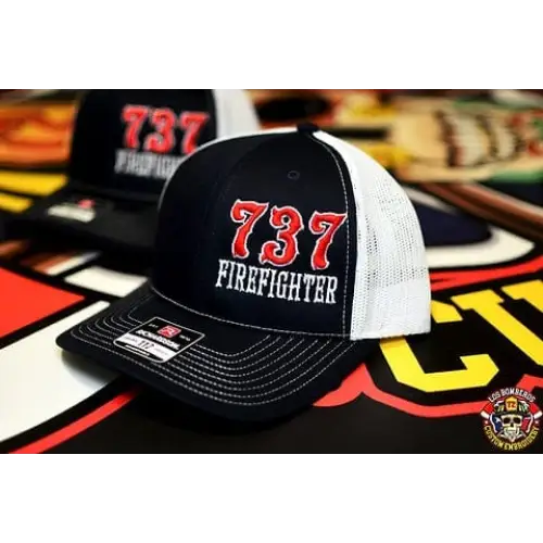 Custom-Richardson 112 Snapback - 3D Puff With Apparatus/Company - Offset - Chief Miller Apparel