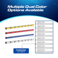Customizable dual color stick lightbar for versatile lighting with UBL U-Lite 800 Dual Color Stick Light