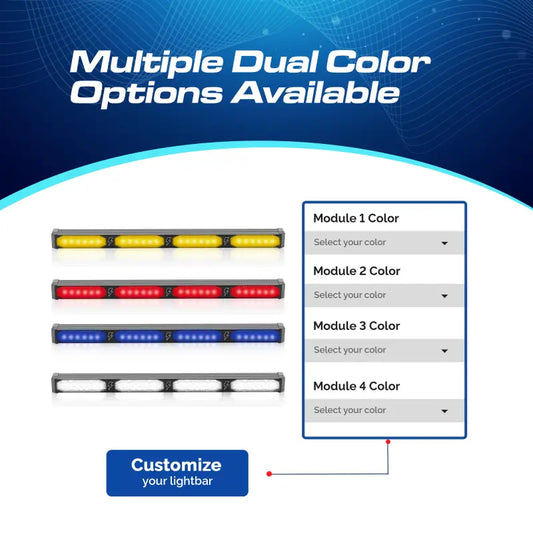 Customizable Dual Color Stick Light LED Bar for UBL U-Lite 400 Dual Color Stick Light