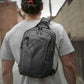 Dark gray BLINDSIDE concealed carry sling pack with multiple compartments on back