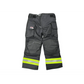 Dark gray work pants with reflective safety stripes in Prime Fire Gear Jacket & Pants Set