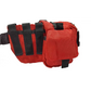 Deluxe First Aid Nylon Star of Life Logo Fanny Pack EMT Paramedic Bag With Internal Pockets - Red - Chief Miller Apparel