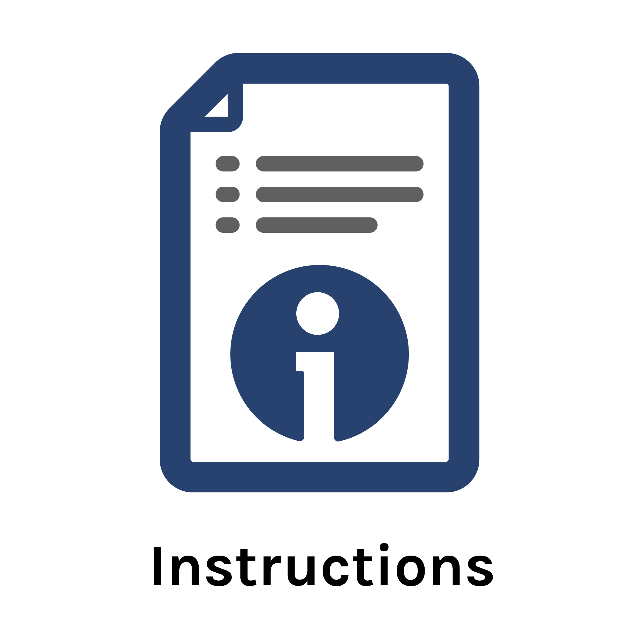 Blue document icon with information symbol for Feniex Fusion Work Light download option