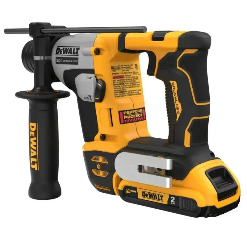 DeWalt DCH172D2 Atomic 20V MAX Brushless Cordless SDS Plus Rotary Hammer Drill Kit