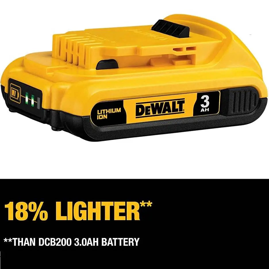 Chief Miller Power Tool Batteries DEWALT DCB203C 20V MAX* Battery Compact 2.0Ah Pack with Charger Apparel