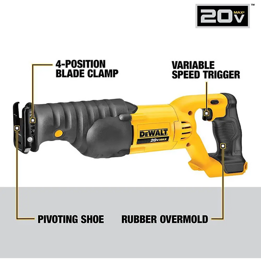 DEWALT DCS380B 20V MAX* Reciprocating Saw (Tool Only) - Chief Miller Apparel