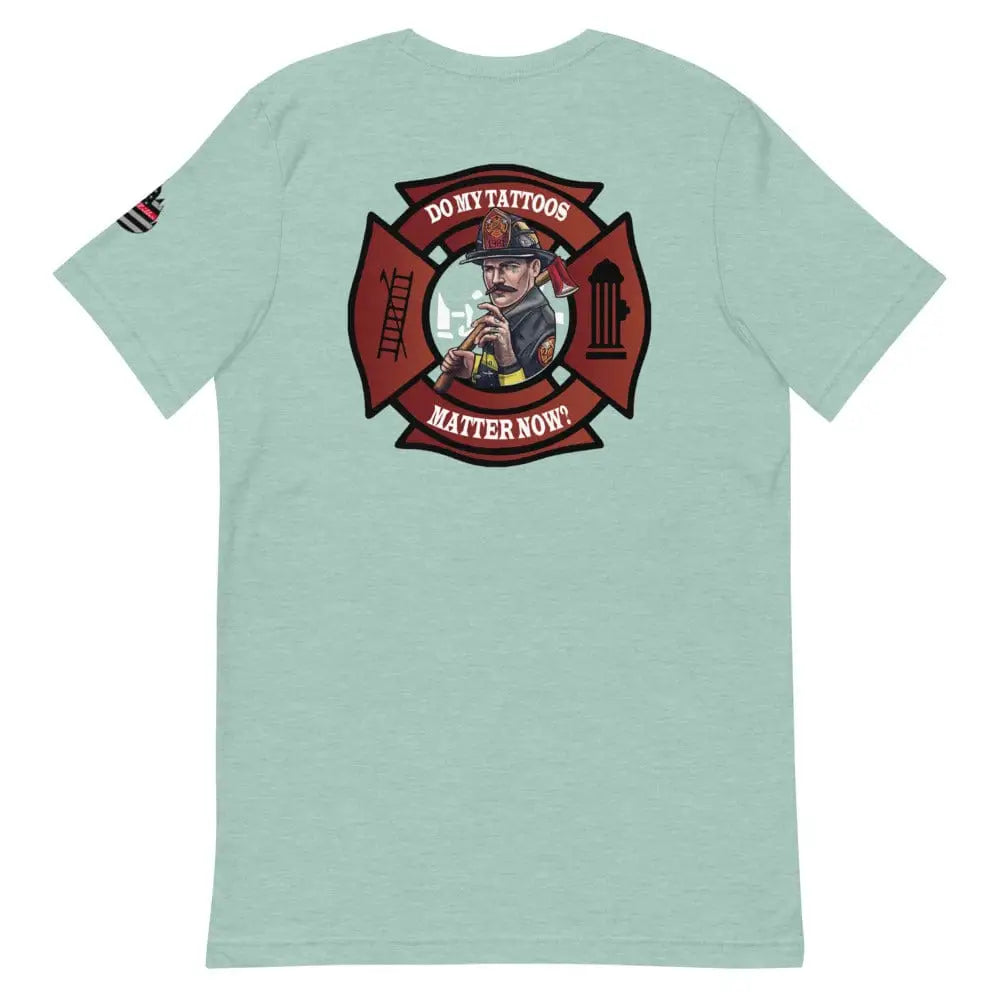 Do My Tattoos Matter Now Version 2 (back logo) Short-Sleeve Unisex T-Shirt - Chief Miller Apparel