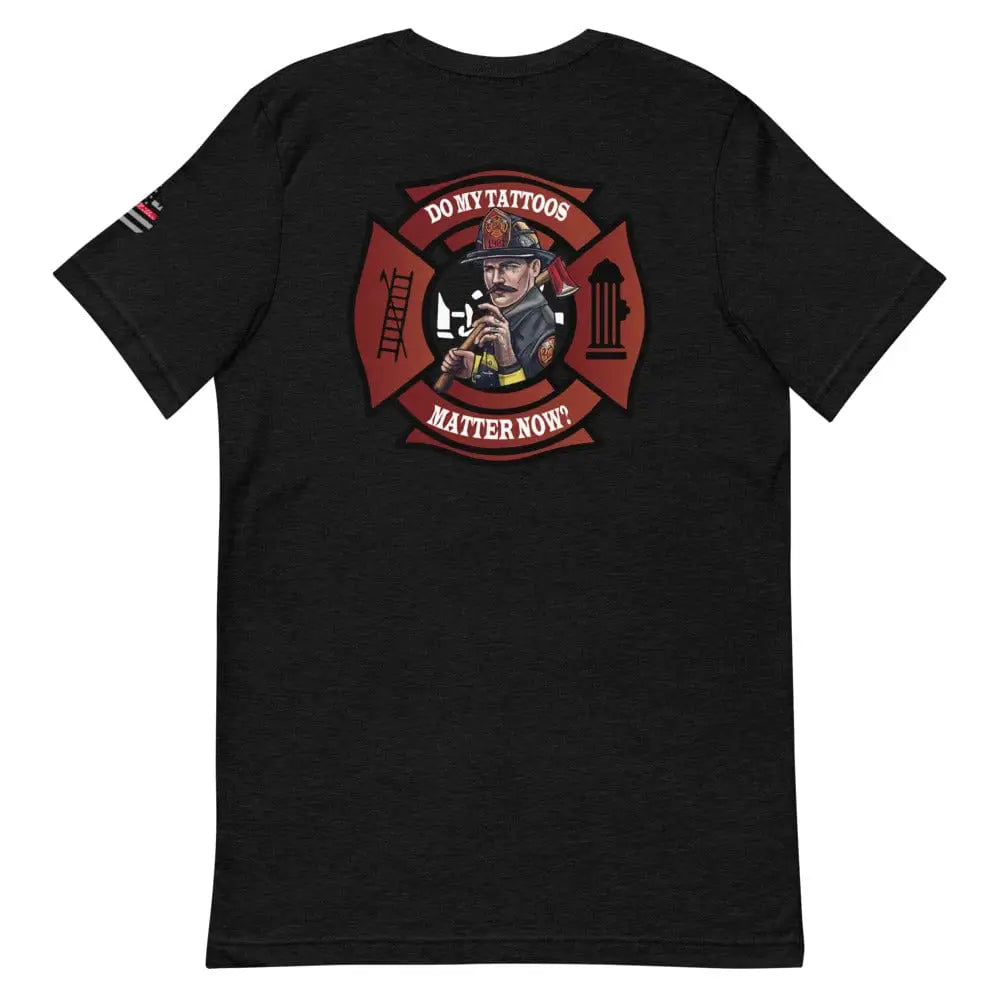 Do My Tattoos Matter Now Version 2 (back logo) Short-Sleeve Unisex T-Shirt - Chief Miller Apparel