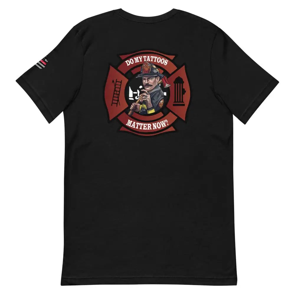 Do My Tattoos Matter Now Version 2 (back logo) Short-Sleeve Unisex T-Shirt - Chief Miller Apparel