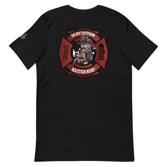 Chief Miller Do My Tattoos Matter Now Version 2 (back logo) Short-Sleeve Unisex T-Shirt Apparel