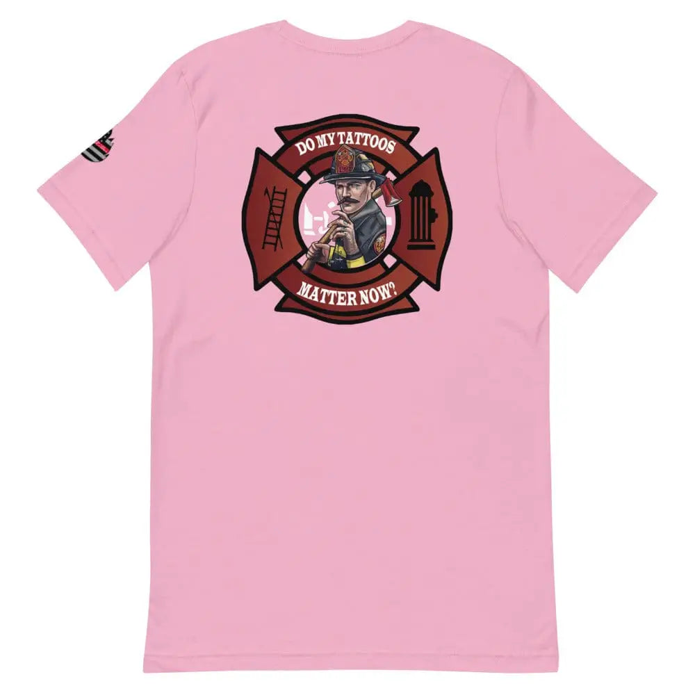 Do My Tattoos Matter Now Version 2 (back logo) Short-Sleeve Unisex T-Shirt - Chief Miller Apparel