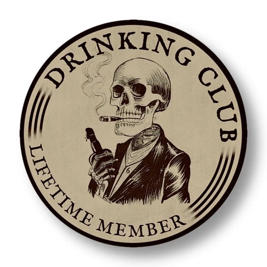 Chief Miller Drinking Club Sticker Apparel