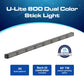 UBL U-Lite 800 Dual Color Stick Light showcasing versatile dual color stick light functionality