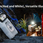 Dual LED Wuben X3 Beacon All-in-One Flashlight with red and white illumination modes