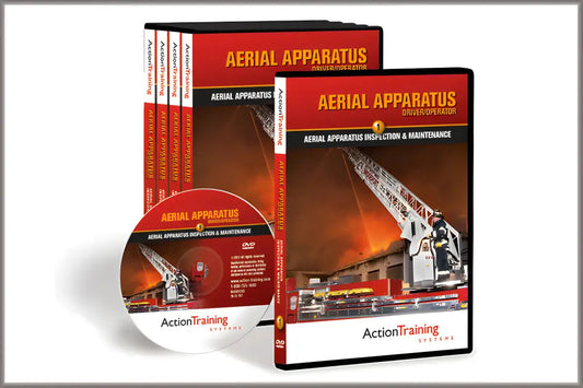 Action Training Systems Aerial Apparatus training DVD and manual set for fire operations