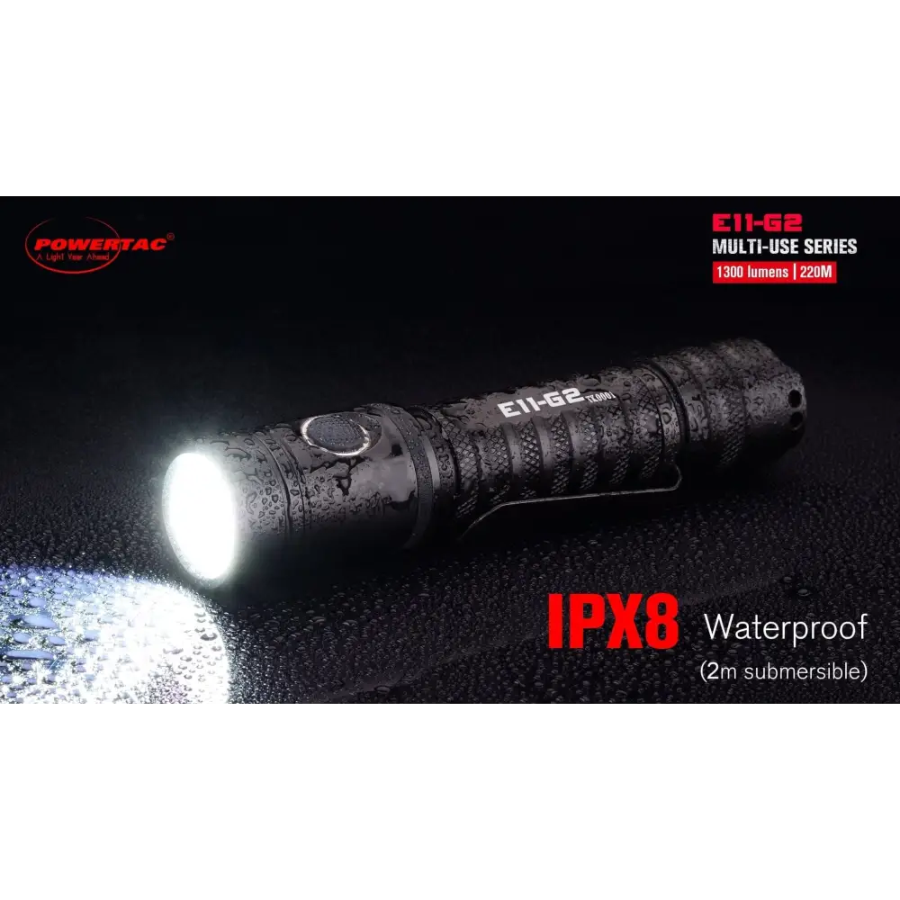 Chief Miller Hardware > Tools > Flashlights & Headlamps > Flashlights E11-G2 -1300 Lumen Rechargeable EDC Flashlight Apparel