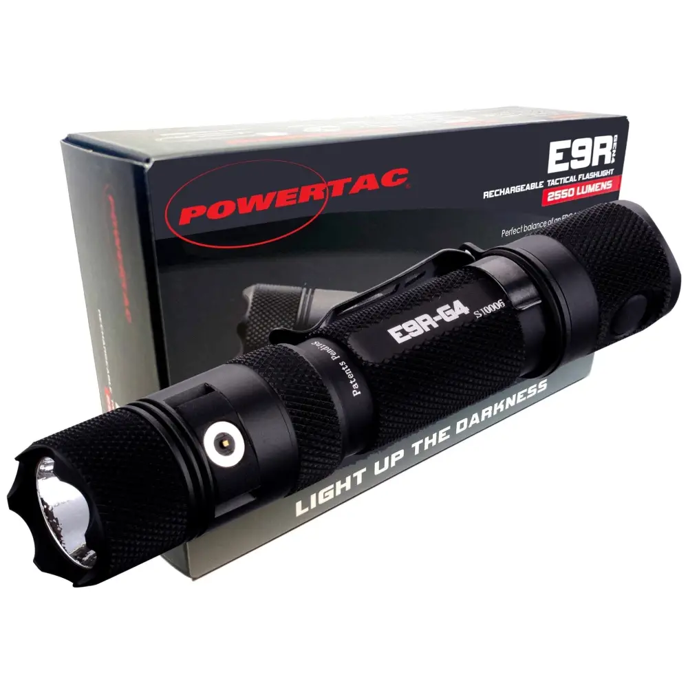 Chief Miller Hardware > Tools > Flashlights & Headlamps > Flashlights E9R GEN4 - 2,550 Lumen Tactical EDC Flashlight Apparel