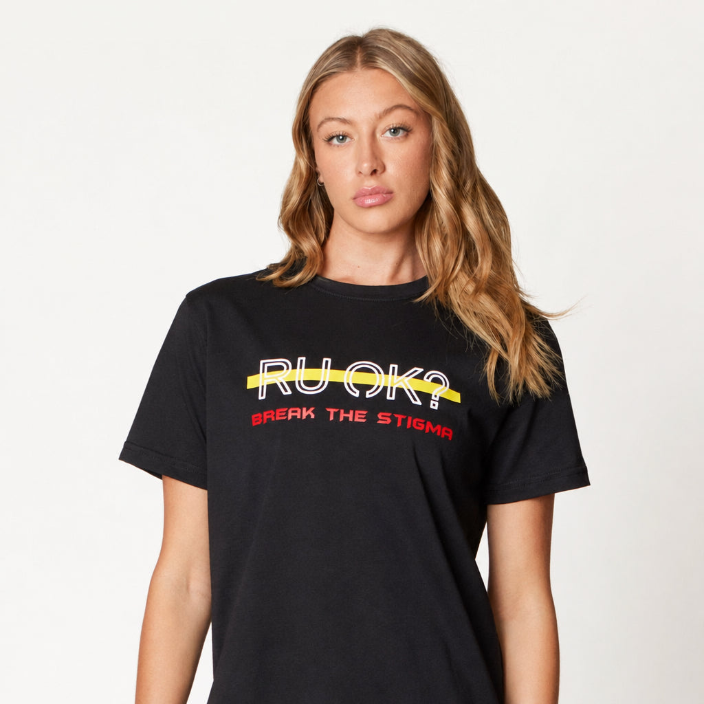 Stigma-Breaking Tee- Gold Line - view 2