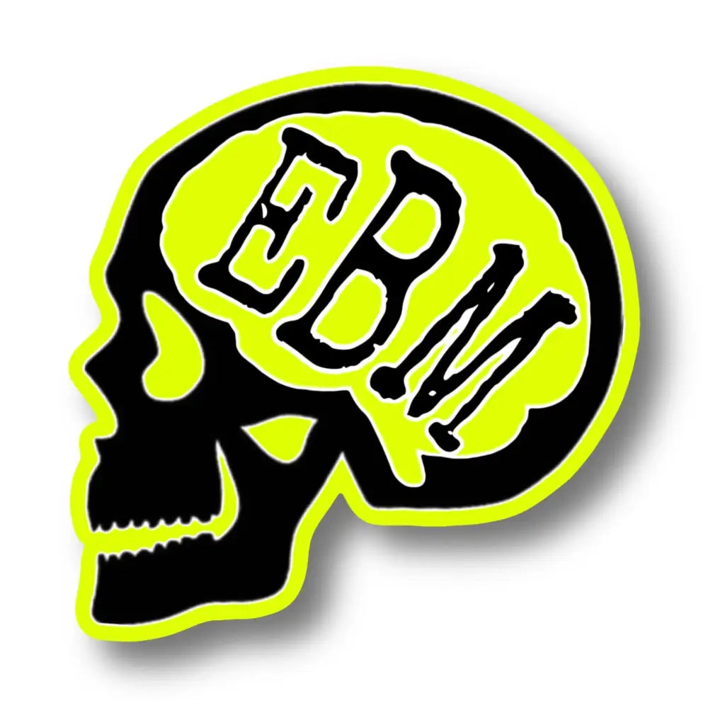 EBM skull sticker - Chief Miller Apparel