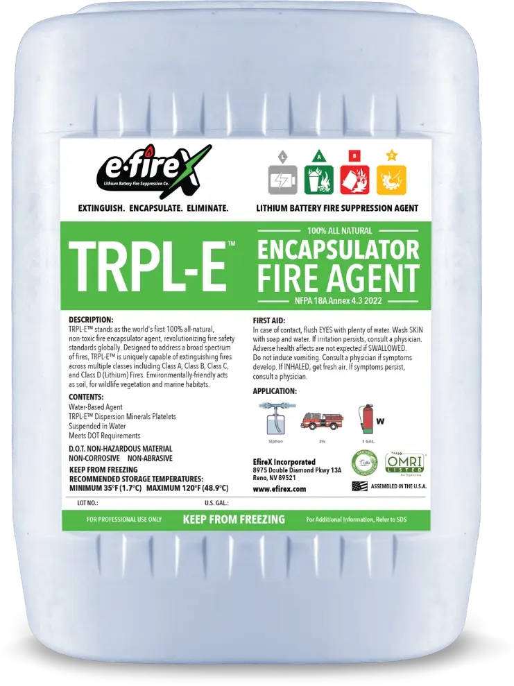 E-FireX 5 GL Fire Extinguisher Tote – Call to order - Chief Miller