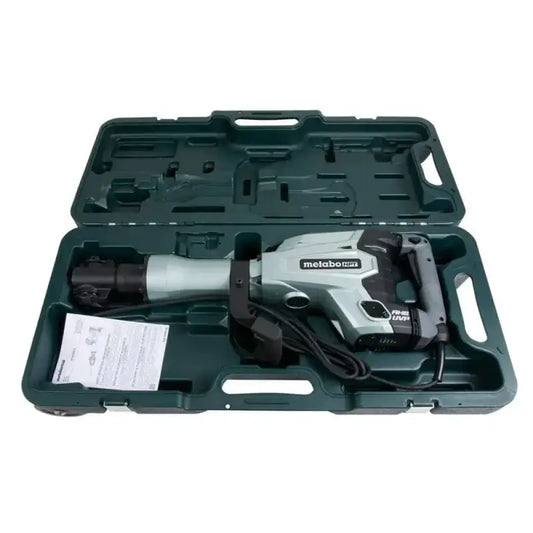 Metabo HPT H65SD3M Hex Demolition Hammer with Aluminum Housing Body in Green Case