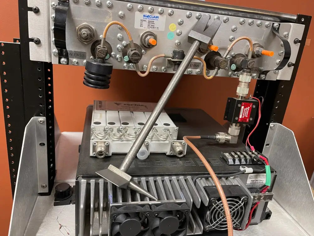 Electronic control panel for hooligan forced entry tool featuring circuit breakers and switches