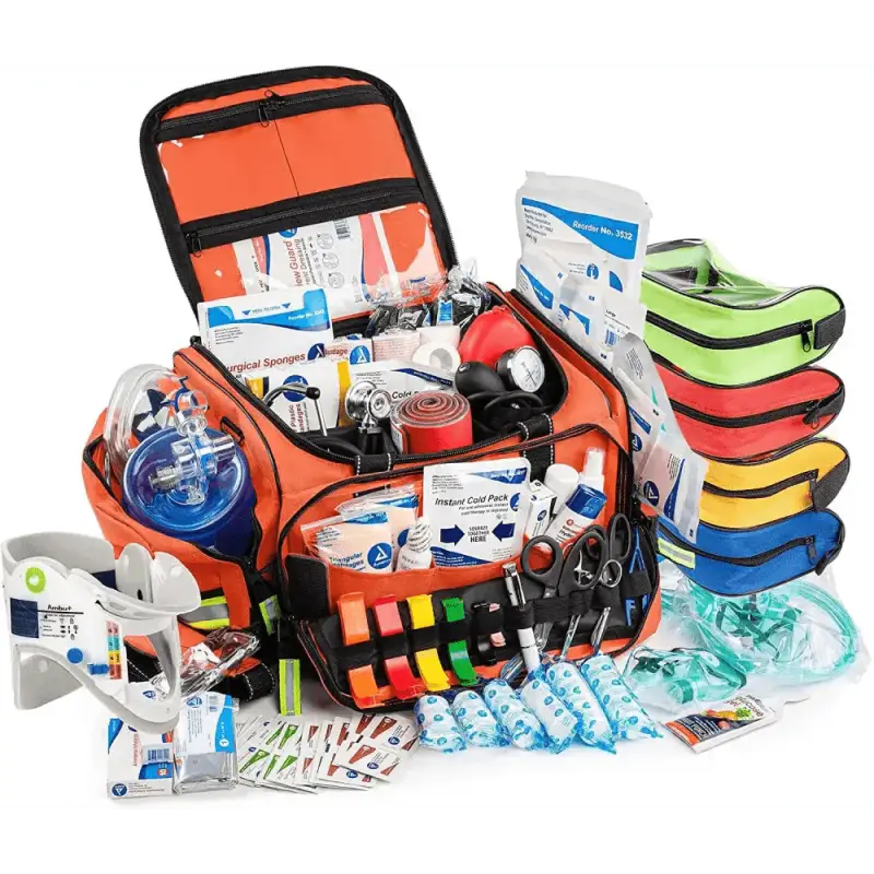 Scherber Premium First Responder Trauma Kit - Fully Stocked with first aid supplies