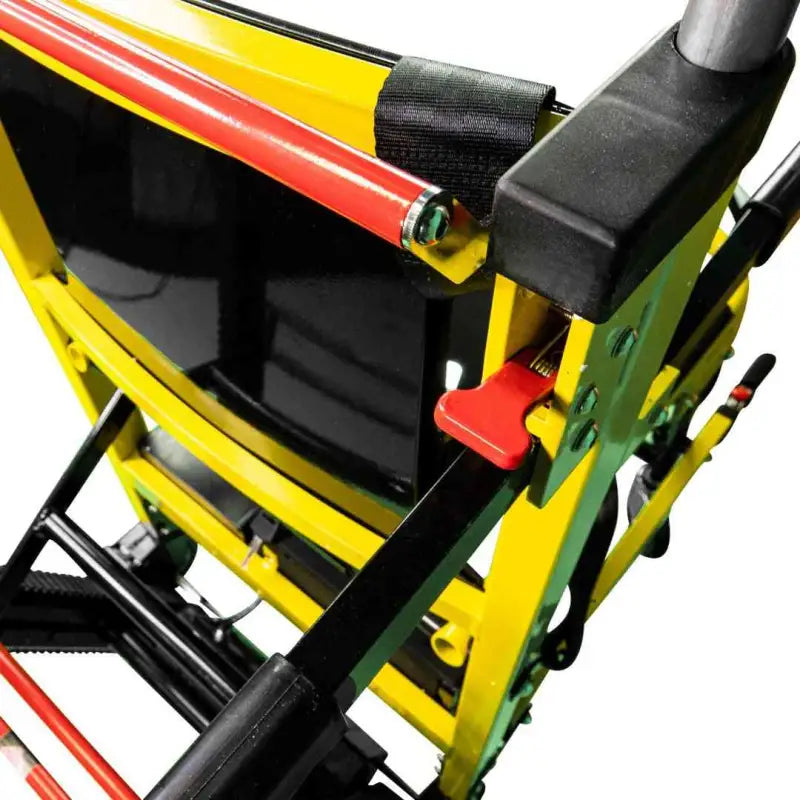 Emergency medical stretcher with yellow and red frame for Line2design Motorized Mobile Stair