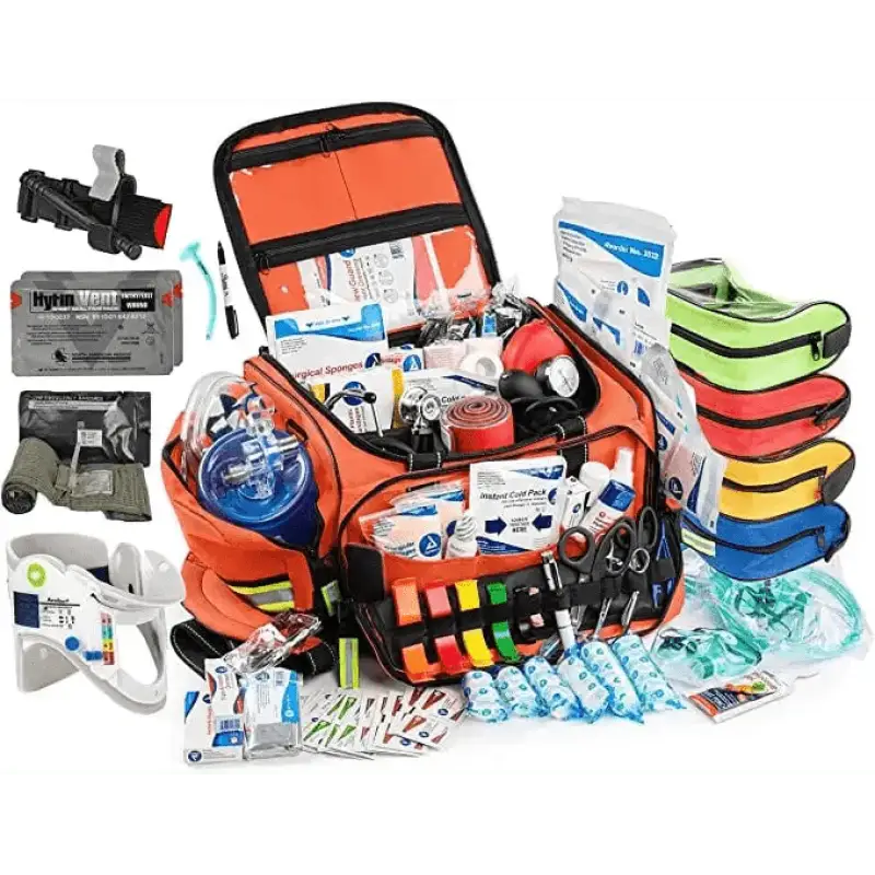 Scherber Premium First Responder Trauma Kit with essential bleeding control supplies