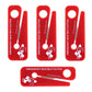 Emergency Seat Belt Cutters Rescue Lifesaver, EMS Tools - Red 4-Pack - Chief Miller Apparel