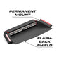 Feniex Q Series 2X Dash Light with emergency vehicle light bar and flashback shield using serial technology and smart modules