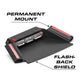 Feniex Q Series 1X Dash Light with emergency vehicle light and flashback shield, serial technology