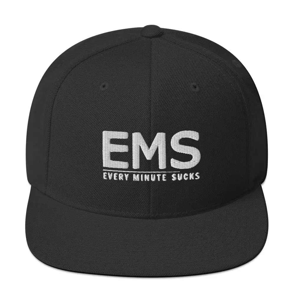 EMS ( Every Minute Sucks) Snapback Hat - Chief Miller Apparel