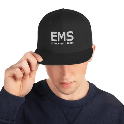 EMS ( Every Minute Sucks) Snapback Hat - Chief Miller Apparel