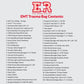 EMT trauma bag contents list for fully stocked trauma kit ideal for first responders and firefighters