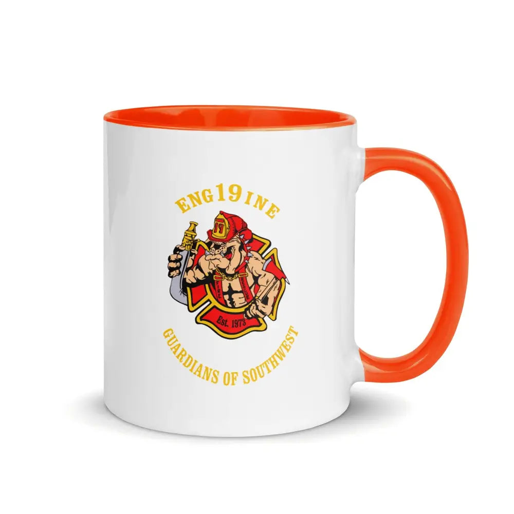 Engine 19 Mug with Color Inside - Chief Miller Apparel