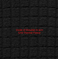 Black quilted thermal fleece with grid-structure fleece for Equinoxx Stage vest carrier