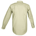 Trail Shirt for Men - L/Sleeve with pockets shown in action, a practical outdoor safari shirt for men.
