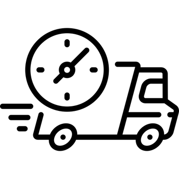 Fast delivery truck icon