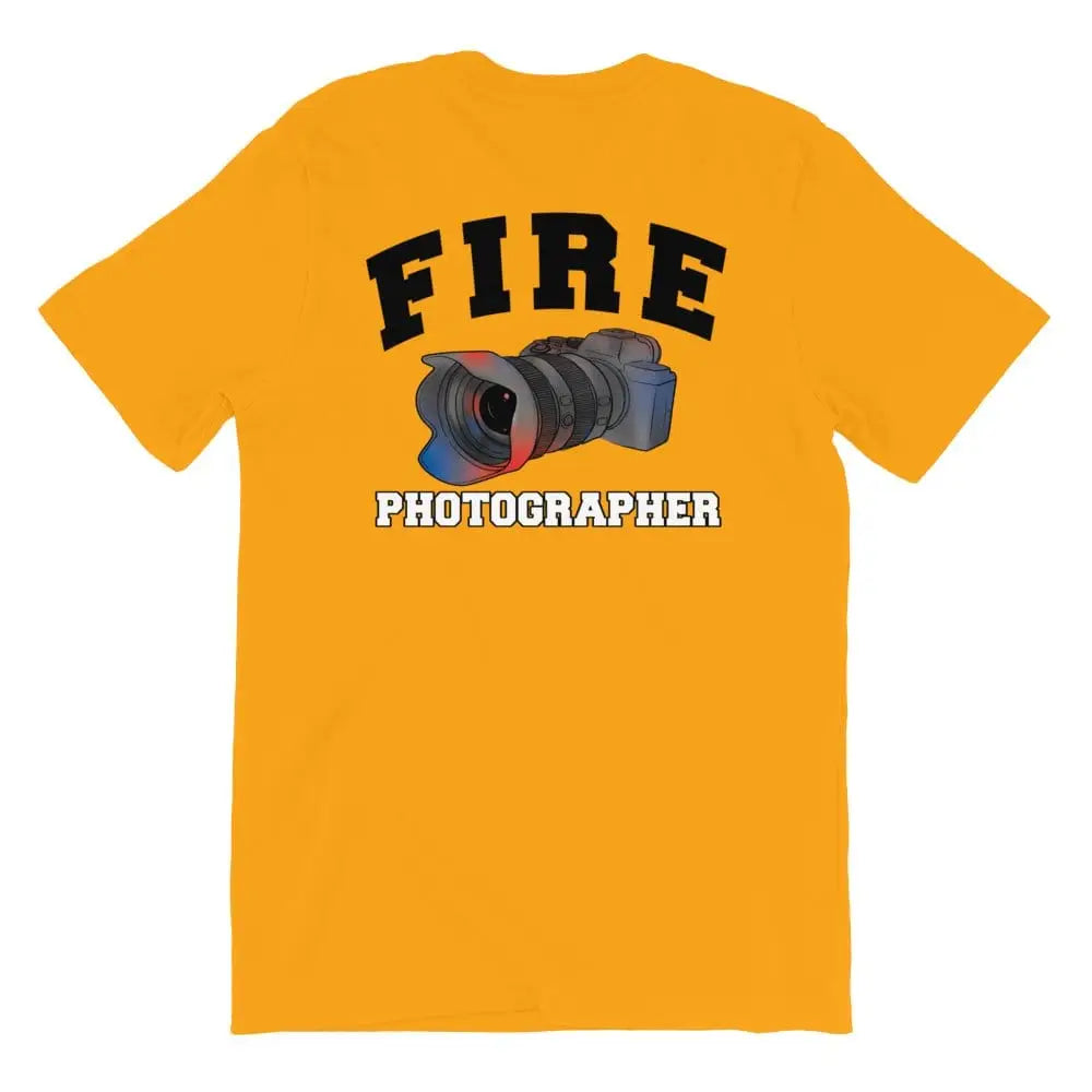 Chief Miller Fire Photographer - Short Sleeve (Logo on back) Apparel