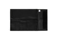 Black leather wallet with multiple compartments for firefighter emergency tool roll nylon