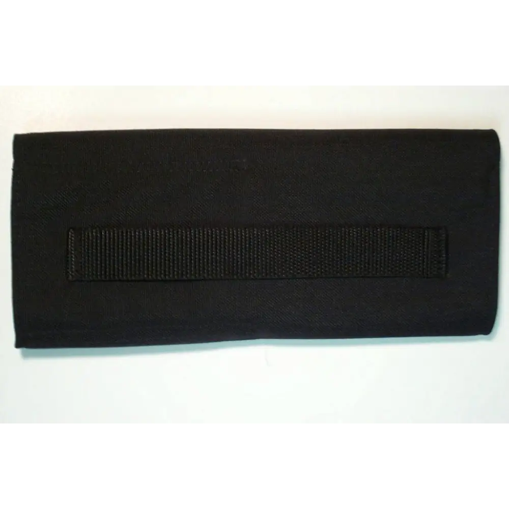 Black fabric panel with ribbed strip on Firefighter Emergency Tool Roll Nylon multi-purpose